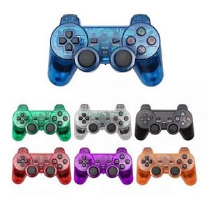 Controle Transparente Playstation 2 controle com fio