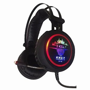 Headset Gamer Com Microfone Knup KP-401