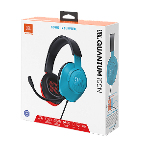 Headset Gamer Com Fio Quantum 100N Com Mic - Azul