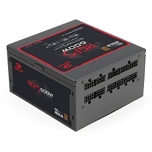 FONTE REDRAGON 600W FULL MODULAR 80 PLUS BRONZE