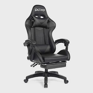 Cadeira Gamer Com Apoio para os pés e Altura Ajustável