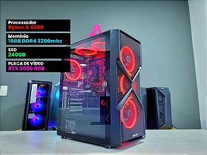 PC GAMER Ryzen 5 4500 + RTX 3050 8GB + 16 Ram