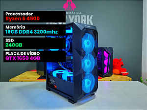 PC GAMER Ryzen 5 4500 + GTX 1650 4GB + 16GB
