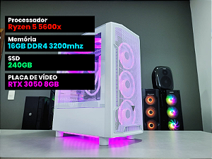 PC Gamer Ryzen 5 5600x + RTX 3050 8GB + 16Gb
