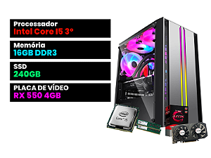 PC GAMER CORE I5 + 16GB + RX 550 4GB