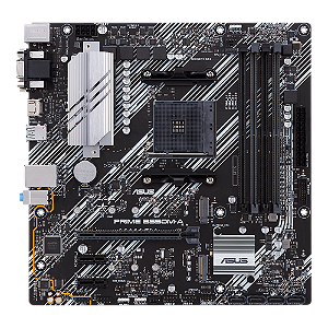 PLACA MAE ASUS PRIME B550M-A, CHIPSET B550, AMD AM4, MATX, DDR4, 90MB14I0-C1BAY0