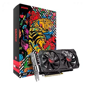PLACA DE VÍDEO RX 580 PCYES DUAL FAN, 8GB GDDR5, 256BITS 2048SP, GRAFFITI SERIES - PVRX5808GBDF