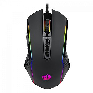 MOUSE GAMER REDRAGON RANGER, RGB, 8000 DPI, 9 BOTOES PROGRAMAVEIS