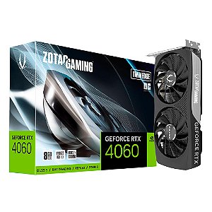 Placa de Video Zotac NVIDIA GeForce RTX 4060 Twin Edge OC 8GB GDDR6