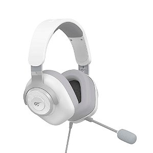 Headset Gamer HAVIT H2230D, Microfone destacável Branco/Cinza