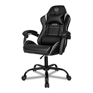 Cadeira Gamer TGT Heron TC, Espuma Moldada, Preto e Cinza, TGT-HRTC-BL02
