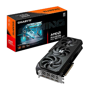 PLACA DE VIDEO GIGABYTE RX 9070 XT GAMING OC RADEON 16GB GDDR6 256BITS GV-R9070XTGAMINGOC-16GD