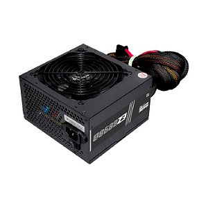 Fonte de Alimentação K-Mex EZ8898B 600W 80 Plus Bronze ATX - Preto