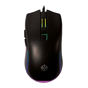 Mouse Gamer TGT GM50, Rainbow, 3600DPI, 6 Botoes, Preto, TGT-GM50-BL01