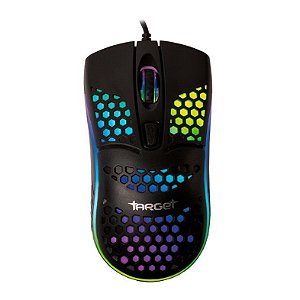 Mouse Gamer TGT GM95 LED, 1600DPI, 4 Botoes, Preto, TGT-GM95-BL01