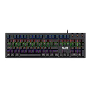 TECLADO K-MEX MECANICO GAMER KG-DB28 DRACARYS KGDB SWITCH BLUE RGB