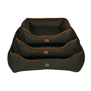Cama Retangular Comfort Sarja Lisa | Musgo