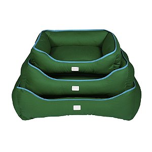 Cama Retangular Comfort Sarja Lisa | Verde