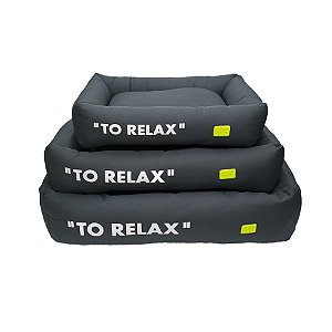 Cama Retangular Microfibra Basic To Relax | Cinza