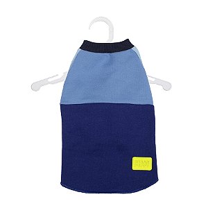 CASACO MOLETON TRI S/ CAPUZ | AZUL