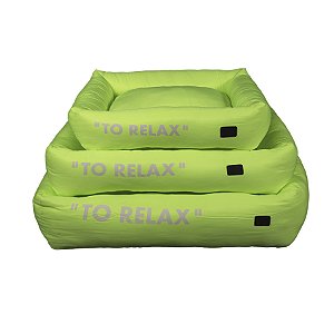 Cama Retangular Microfibra Basic To Relax |  Amarelo Flúor