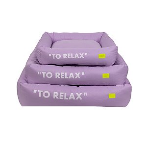 Cama Retangular Microfibra Basic To Relax |  Lilás