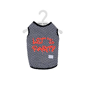 REGATA LET'S PARTY XADREZ | PRETO