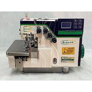 Máquina de Costura Industrial Overloque Ponto Cadeia | Bracob BC S6-4AT