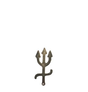 PINGENTE GARFO FEMEA SIMPLES DOURADO