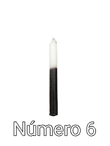 VELA PRETA E BRANCA N6