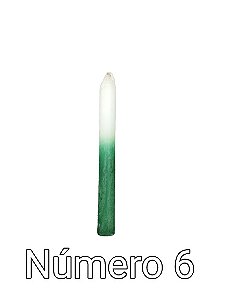 VELA VERDE E BRANCA N6