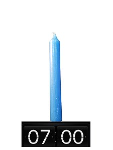 VELA 7 HORAS AZUL CLARA
