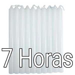 VELA 7 HORAS BRANCA PCT C/10