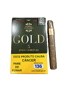 CHARUTO GOLD CAIXA COM 5 UNID