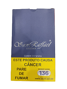 CHARUTO SAN RAFFAEL VANILHA ( AZUL) CX C/ 5