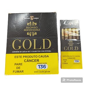 CIGARRILHA GOLD C/ PITEIRA CX