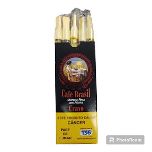 CIGARRILHA CAFE BRASIL CRAVO CX