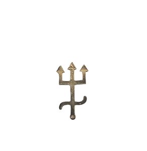 PINGENTE GARFO DE EXU SIMPLES DOURADO