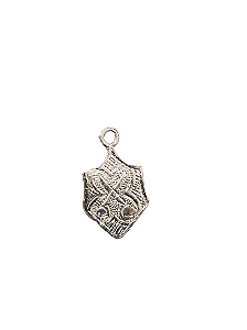 PINGENTE ESCUDO PRATA