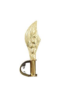 MINIATURA DE IBA ADAGA DOURADO 10 CM