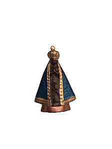 NOSSA SENHORA APARECIDA DE CHUMBO PINTADO 5 CM