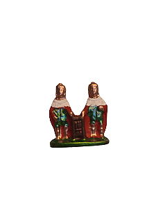 SAO COSME E SAO DAMIAO DE CHUMBO PINTADO 5 CM