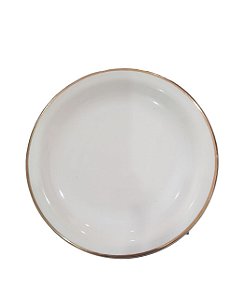 PIRES DE CAFÉ DE LOUÇA COM FILETE DE OURO