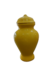 QUARTINHA DE LOUÇA AMARELA SEM ALÇA 13CM