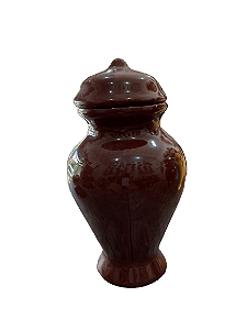 QUARTINHA DE LOUÇA MARROM SEM ALÇA 19CM