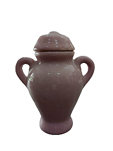QUARTINHA DE LOUÇA ROSA COM ALÇA 13CM
