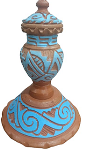 CONJUNTO MARAJOARA AZUL S/ ALÇA