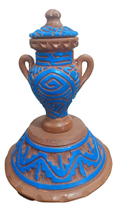 CONJUNTO MARAJOARA AZULÃO  C/ ALÇA