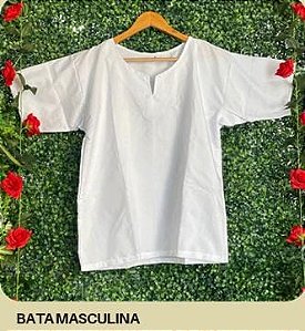 BATA MASCULINA M DE MICROFIBRA