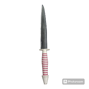 PONTEIRO VERMELHO E BRANCO Nº 1 10 CM